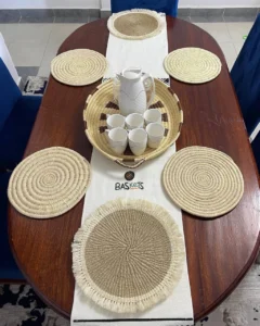 handwoven table mats