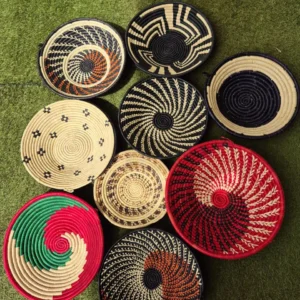 maridadi raffia bowls