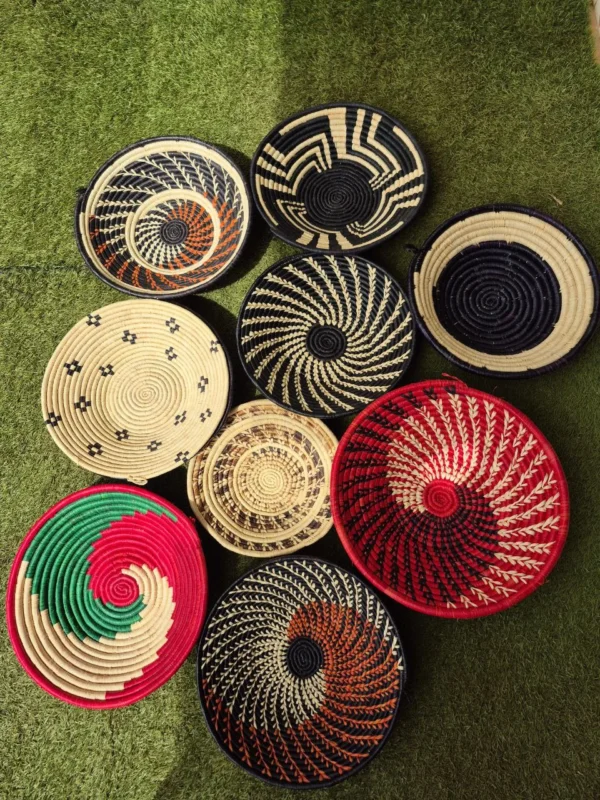 maridadi raffia bowls