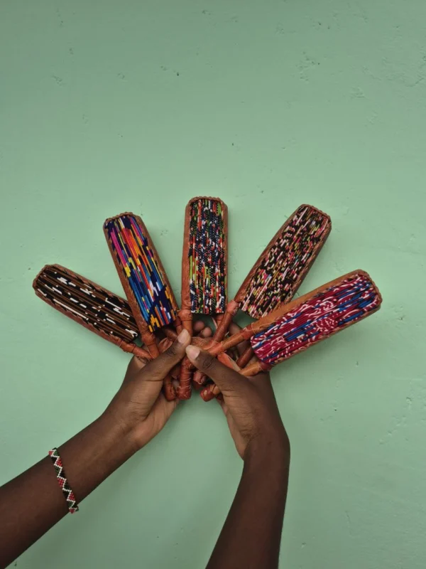 foldable ankara fans