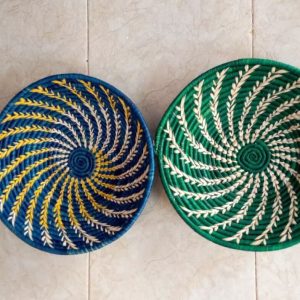 Rwandese Raffia Bowls
