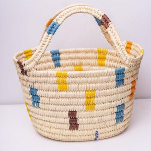Colorful Palm Basket
