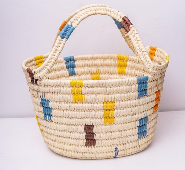 Colorful Palm Basket