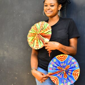 african fabric fans